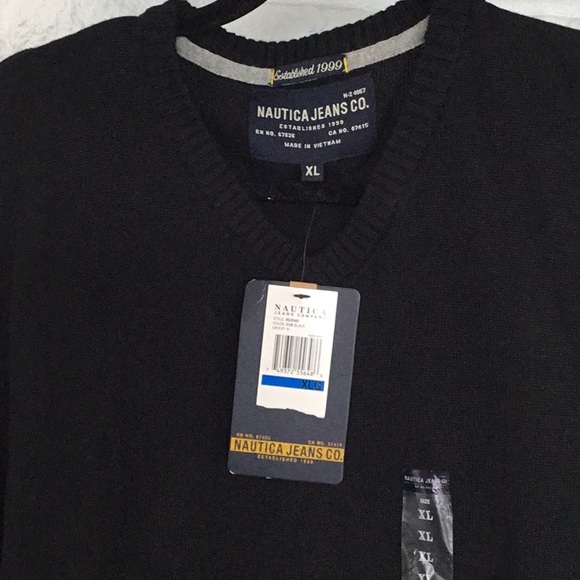 NWT Nautica Jeans Co Navy Sweater XL - Picture 2 of 8